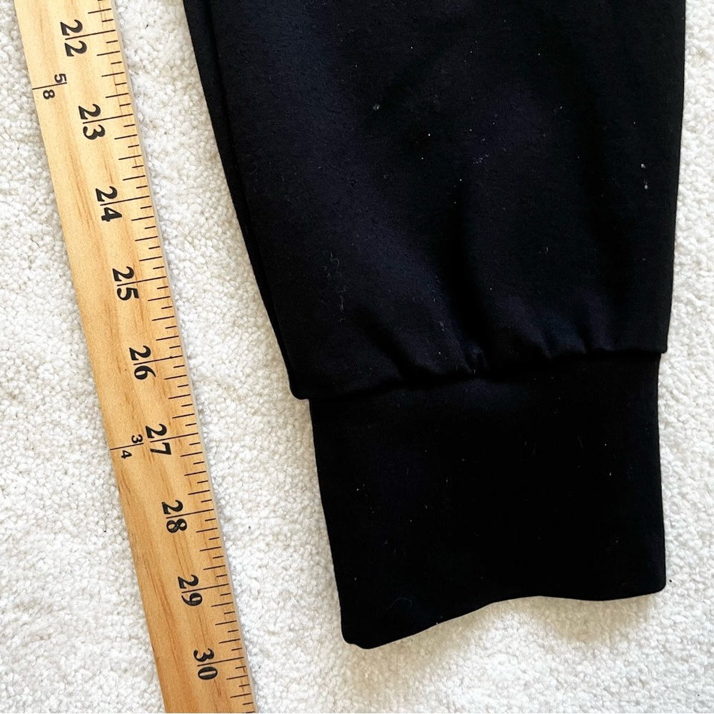 LOBO MAU WOMENS BLACK JOGGERS SIZE SMALL MINIMALIST CONTEMPORARY MODERN - Picture 6 of 7